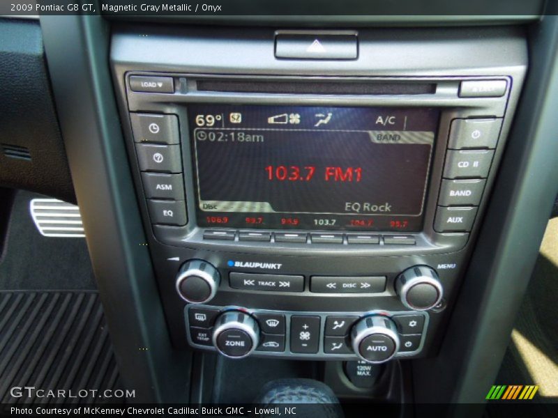 Controls of 2009 G8 GT