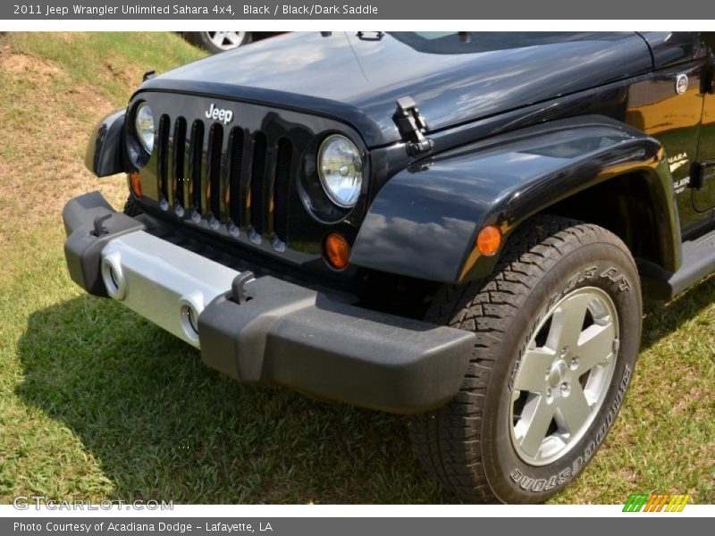 Black / Black/Dark Saddle 2011 Jeep Wrangler Unlimited Sahara 4x4