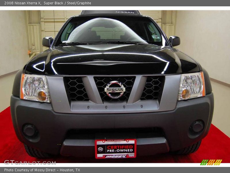 Super Black / Steel/Graphite 2008 Nissan Xterra X