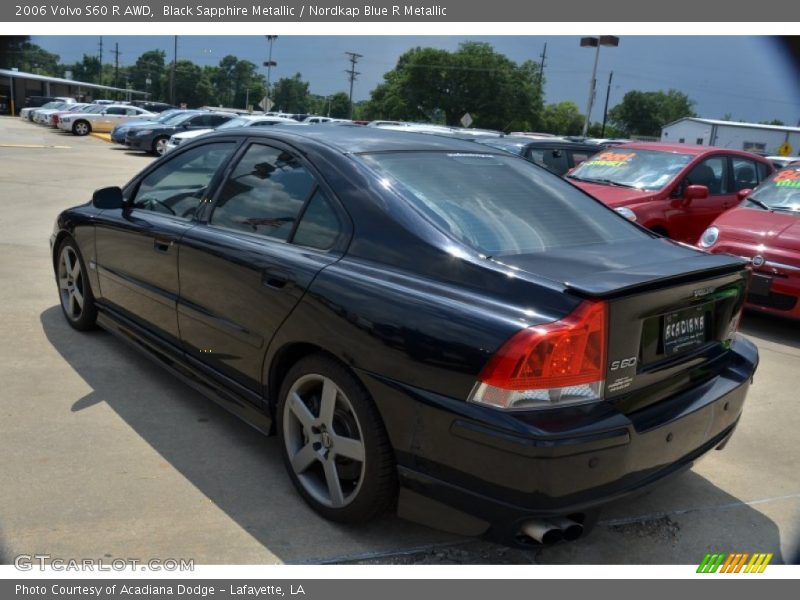 Black Sapphire Metallic / Nordkap Blue R Metallic 2006 Volvo S60 R AWD