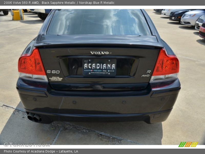 Black Sapphire Metallic / Nordkap Blue R Metallic 2006 Volvo S60 R AWD