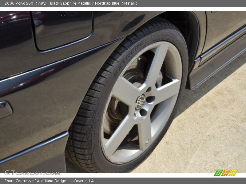 Black Sapphire Metallic / Nordkap Blue R Metallic 2006 Volvo S60 R AWD