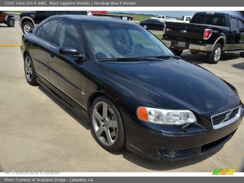 Black Sapphire Metallic / Nordkap Blue R Metallic 2006 Volvo S60 R AWD