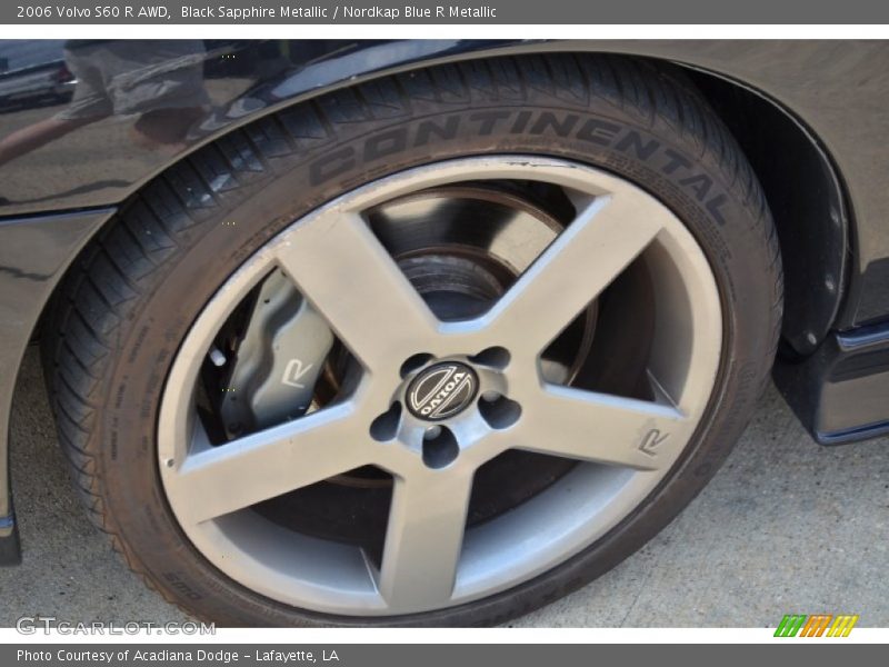 Black Sapphire Metallic / Nordkap Blue R Metallic 2006 Volvo S60 R AWD