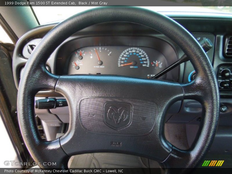 Black / Mist Gray 1999 Dodge Ram 1500 ST Extended Cab