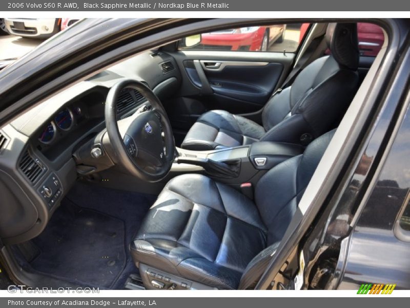 Black Sapphire Metallic / Nordkap Blue R Metallic 2006 Volvo S60 R AWD