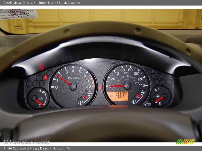 Super Black / Steel/Graphite 2008 Nissan Xterra X