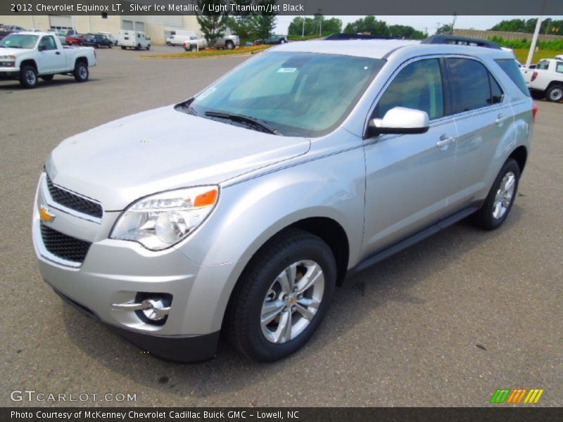 Silver Ice Metallic / Light Titanium/Jet Black 2012 Chevrolet Equinox LT