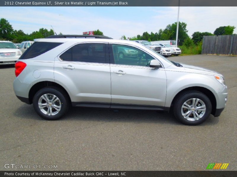 Silver Ice Metallic / Light Titanium/Jet Black 2012 Chevrolet Equinox LT