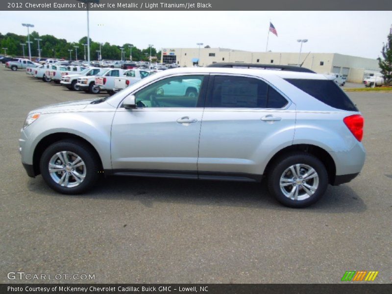 Silver Ice Metallic / Light Titanium/Jet Black 2012 Chevrolet Equinox LT