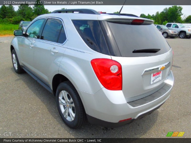 Silver Ice Metallic / Light Titanium/Jet Black 2012 Chevrolet Equinox LT