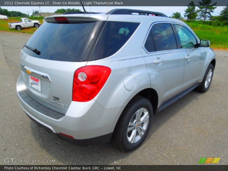 Silver Ice Metallic / Light Titanium/Jet Black 2012 Chevrolet Equinox LT