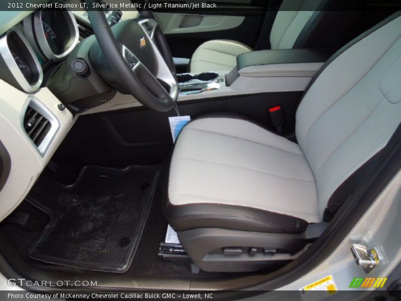 Silver Ice Metallic / Light Titanium/Jet Black 2012 Chevrolet Equinox LT