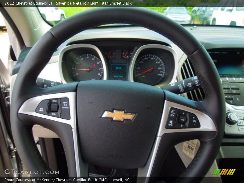 Silver Ice Metallic / Light Titanium/Jet Black 2012 Chevrolet Equinox LT