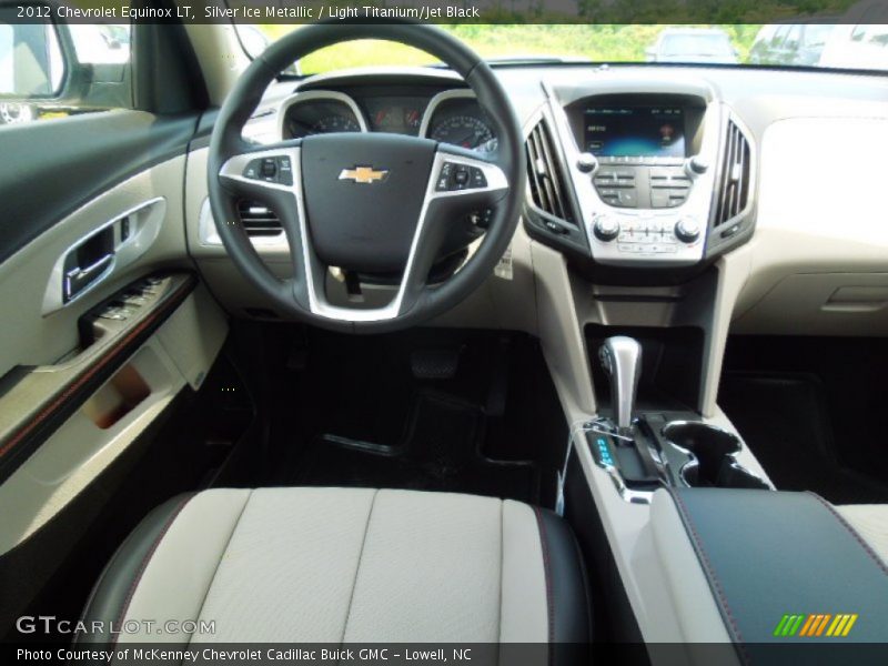 Silver Ice Metallic / Light Titanium/Jet Black 2012 Chevrolet Equinox LT
