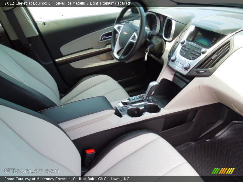 Silver Ice Metallic / Light Titanium/Jet Black 2012 Chevrolet Equinox LT