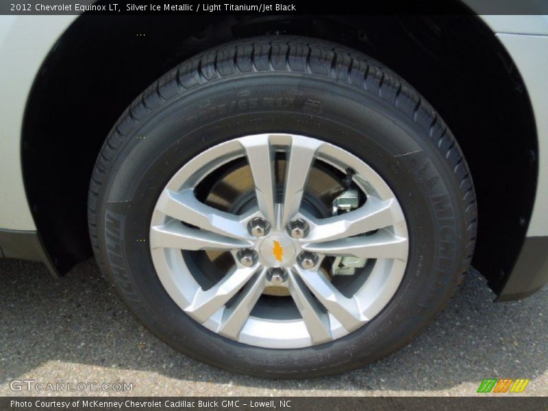 Silver Ice Metallic / Light Titanium/Jet Black 2012 Chevrolet Equinox LT