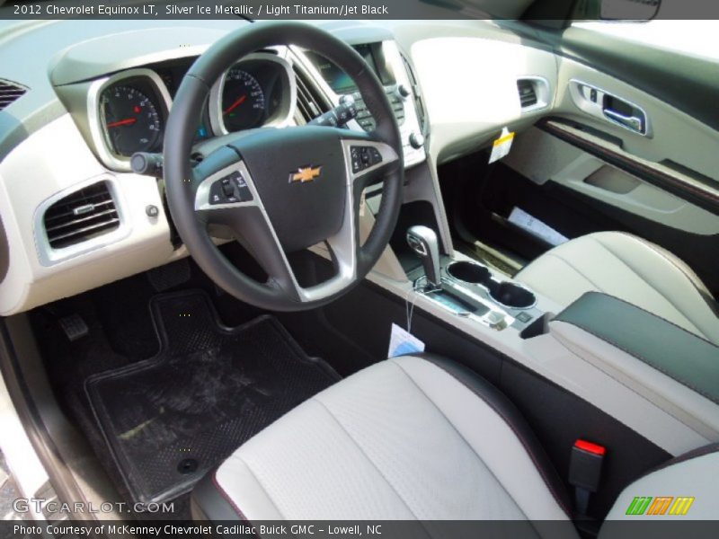 Silver Ice Metallic / Light Titanium/Jet Black 2012 Chevrolet Equinox LT