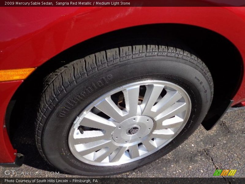 Sangria Red Metallic / Medium Light Stone 2009 Mercury Sable Sedan