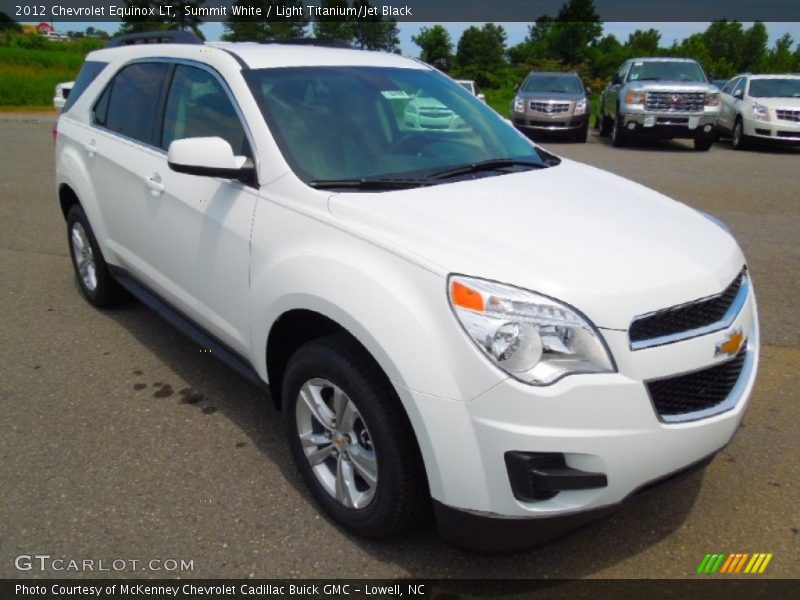 Summit White / Light Titanium/Jet Black 2012 Chevrolet Equinox LT