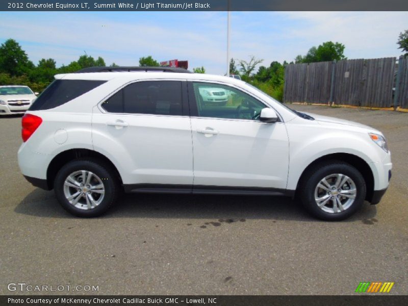 Summit White / Light Titanium/Jet Black 2012 Chevrolet Equinox LT
