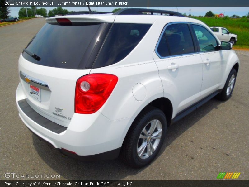 Summit White / Light Titanium/Jet Black 2012 Chevrolet Equinox LT