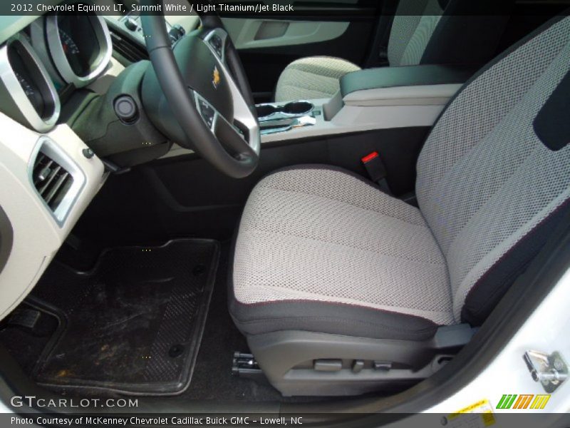 Summit White / Light Titanium/Jet Black 2012 Chevrolet Equinox LT