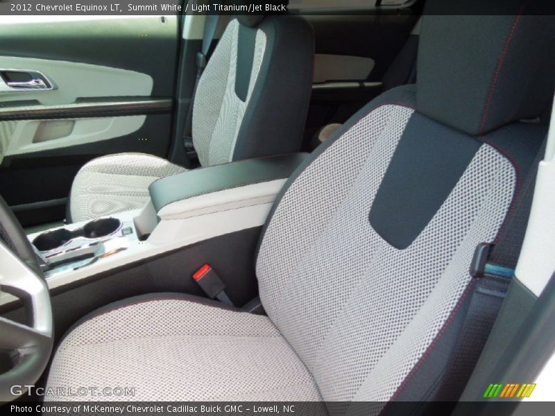 Summit White / Light Titanium/Jet Black 2012 Chevrolet Equinox LT