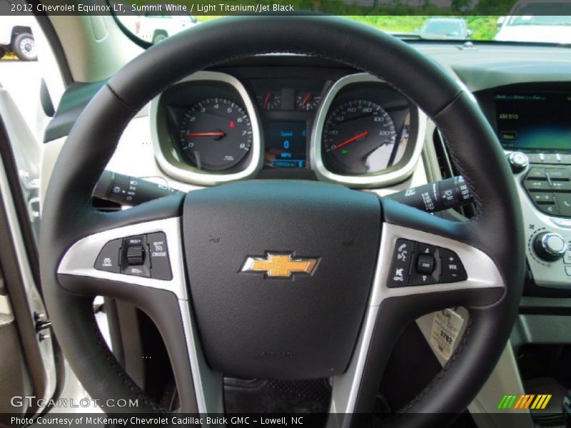 Summit White / Light Titanium/Jet Black 2012 Chevrolet Equinox LT