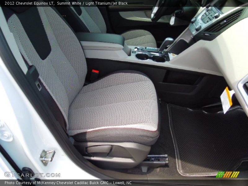 Summit White / Light Titanium/Jet Black 2012 Chevrolet Equinox LT