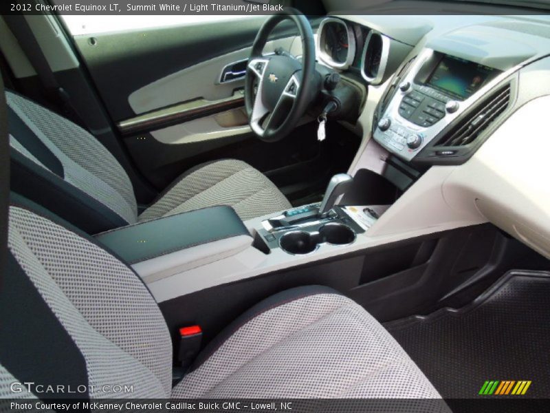Summit White / Light Titanium/Jet Black 2012 Chevrolet Equinox LT