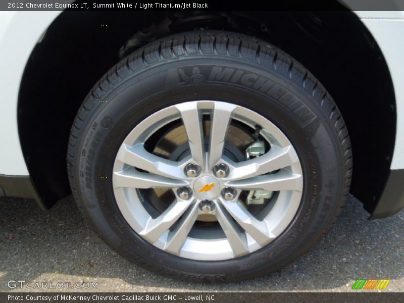 Summit White / Light Titanium/Jet Black 2012 Chevrolet Equinox LT
