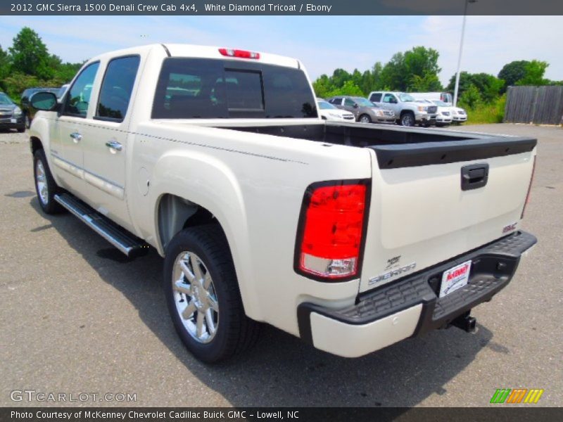 White Diamond Tricoat / Ebony 2012 GMC Sierra 1500 Denali Crew Cab 4x4