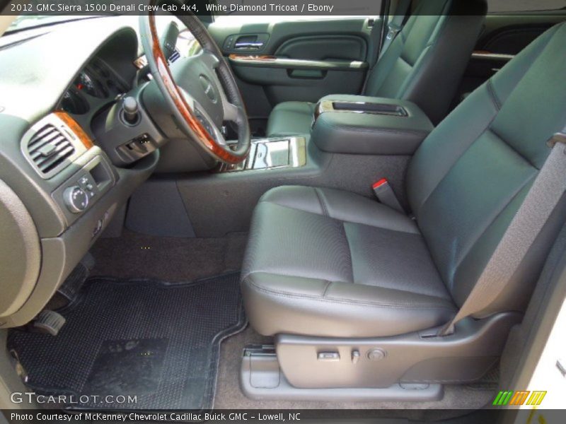  2012 Sierra 1500 Denali Crew Cab 4x4 Ebony Interior