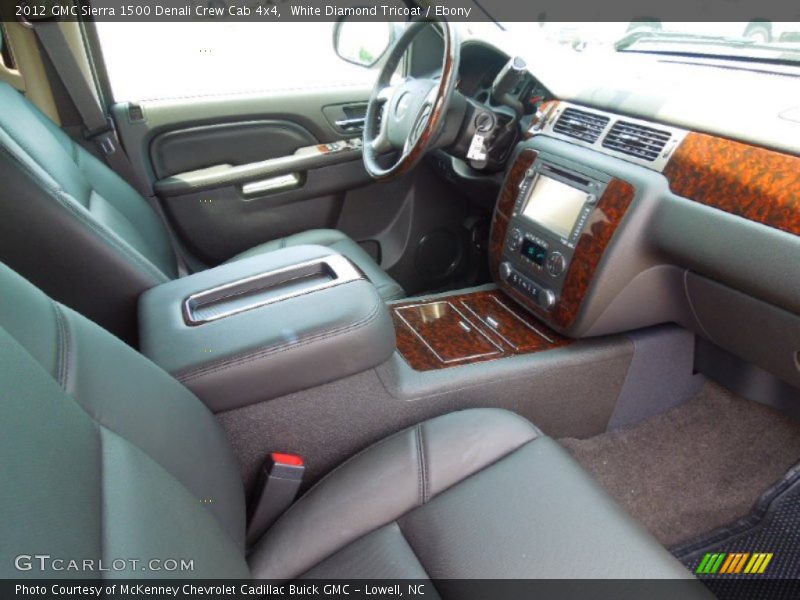 White Diamond Tricoat / Ebony 2012 GMC Sierra 1500 Denali Crew Cab 4x4