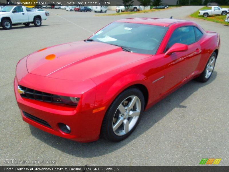 Crystal Red Tintcoat / Black 2012 Chevrolet Camaro LT Coupe