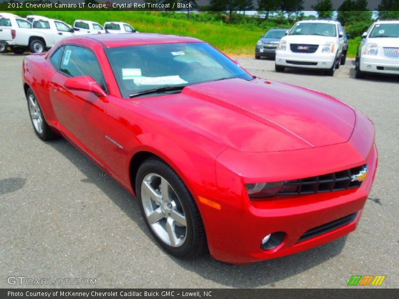 Crystal Red Tintcoat / Black 2012 Chevrolet Camaro LT Coupe