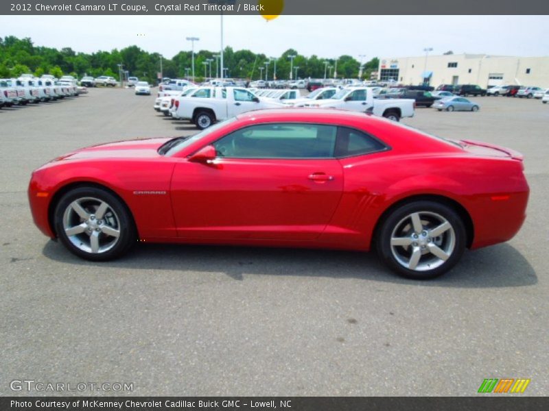 Crystal Red Tintcoat / Black 2012 Chevrolet Camaro LT Coupe