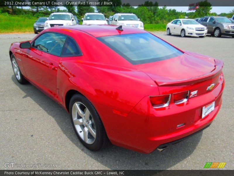 Crystal Red Tintcoat / Black 2012 Chevrolet Camaro LT Coupe