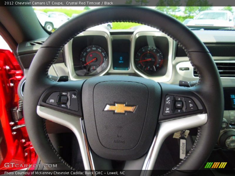 Crystal Red Tintcoat / Black 2012 Chevrolet Camaro LT Coupe
