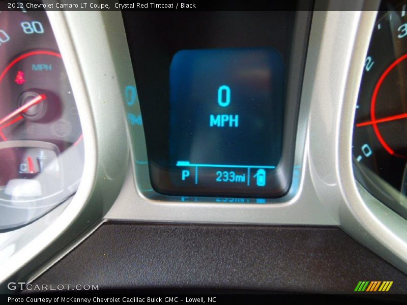 Crystal Red Tintcoat / Black 2012 Chevrolet Camaro LT Coupe