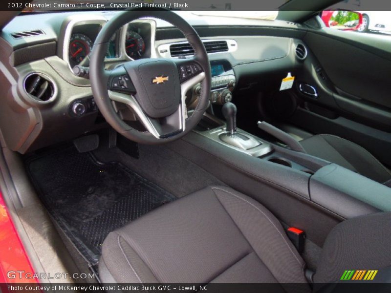 Black Interior - 2012 Camaro LT Coupe 
