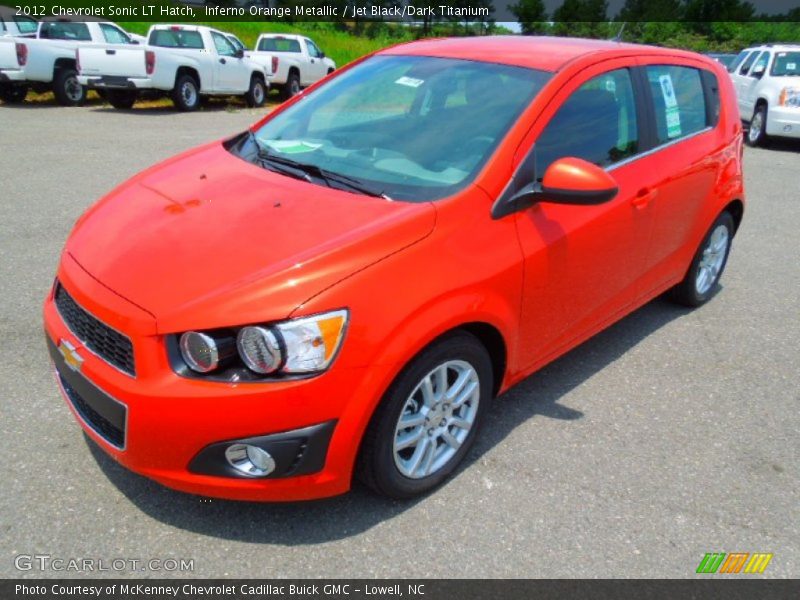 Front 3/4 View of 2012 Sonic LT Hatch