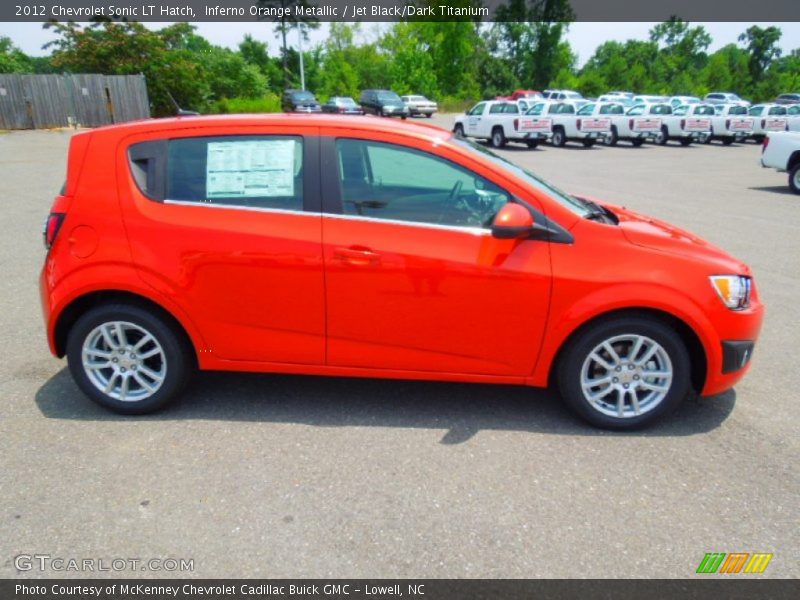  2012 Sonic LT Hatch Inferno Orange Metallic