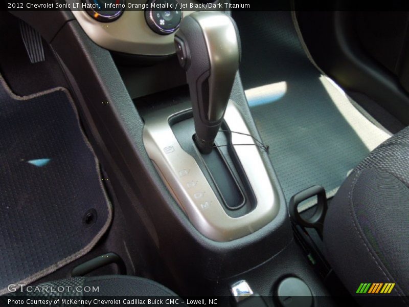 Inferno Orange Metallic / Jet Black/Dark Titanium 2012 Chevrolet Sonic LT Hatch