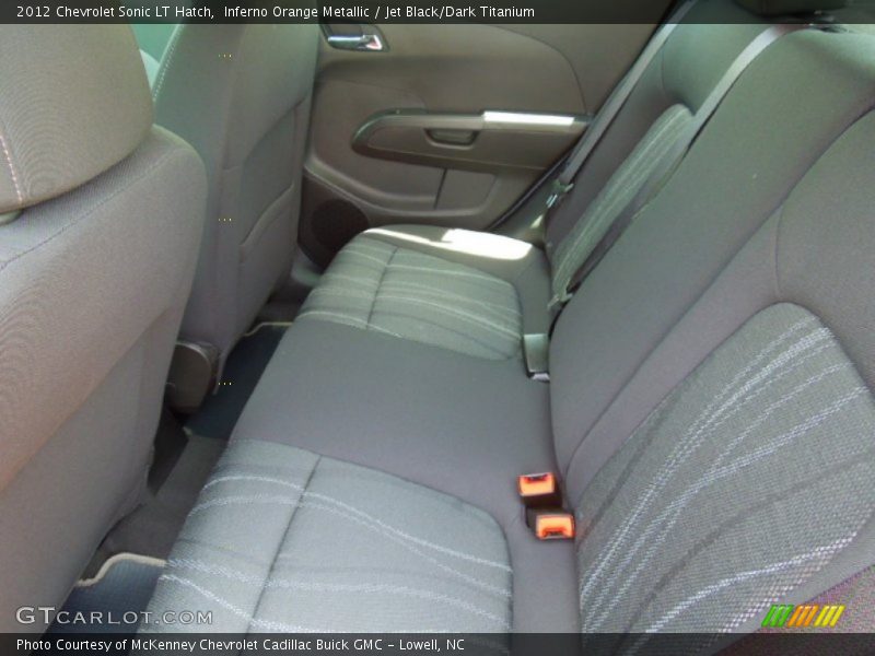 Inferno Orange Metallic / Jet Black/Dark Titanium 2012 Chevrolet Sonic LT Hatch