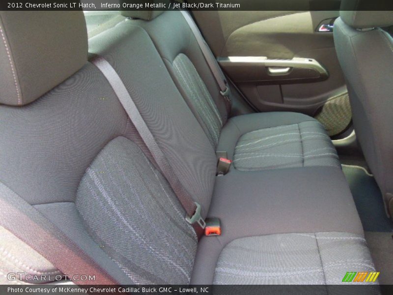 Inferno Orange Metallic / Jet Black/Dark Titanium 2012 Chevrolet Sonic LT Hatch