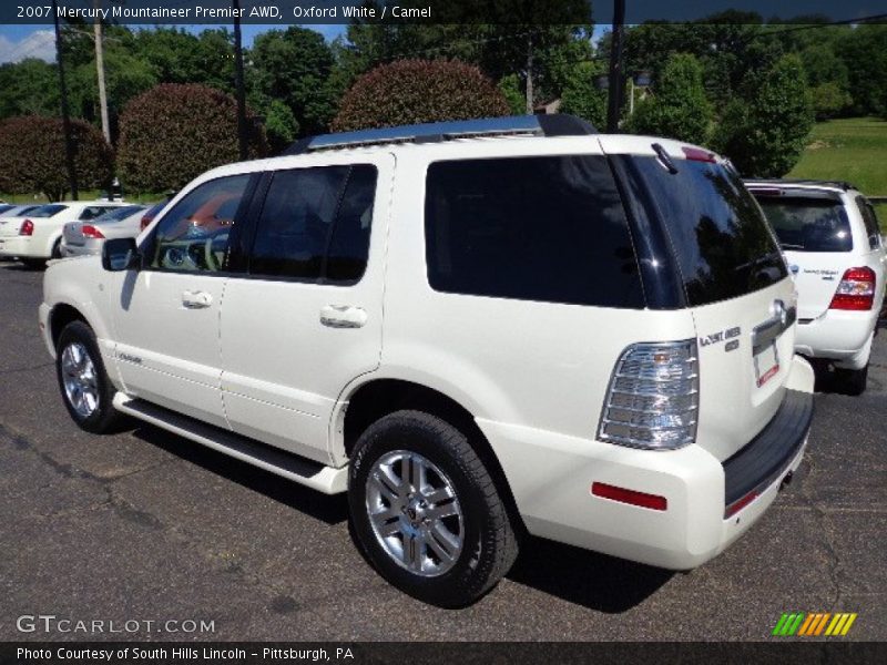 Oxford White / Camel 2007 Mercury Mountaineer Premier AWD