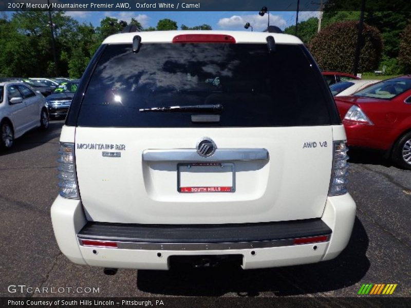 Oxford White / Camel 2007 Mercury Mountaineer Premier AWD