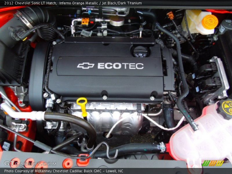  2012 Sonic LT Hatch Engine - 1.8 Liter DOHC 16-Valve VVT 4 Cylinder